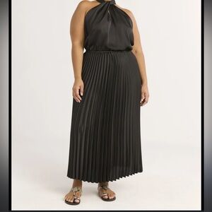 Scoop NYC Black One Shoulder Dress